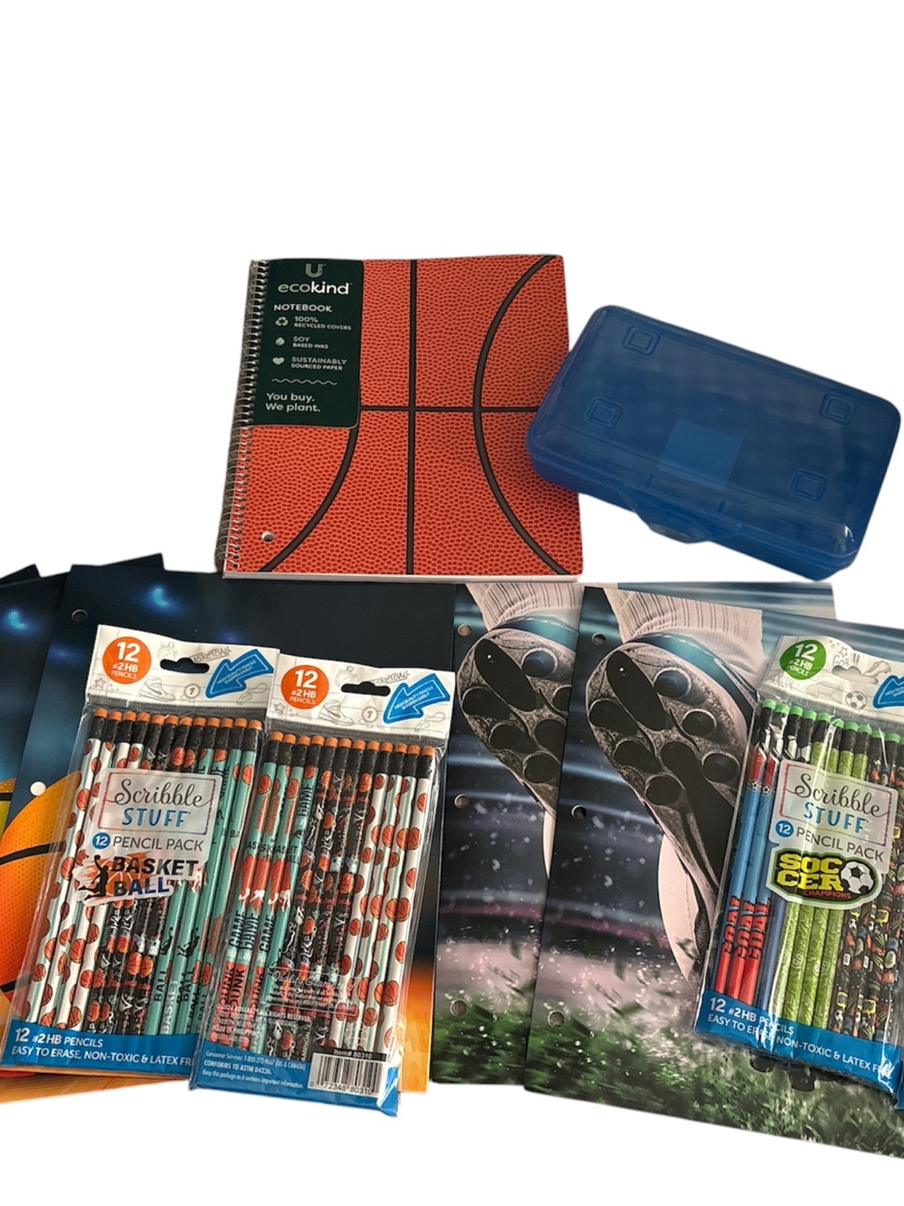 Target Kids Basketball & soccer Themed School Supplies
